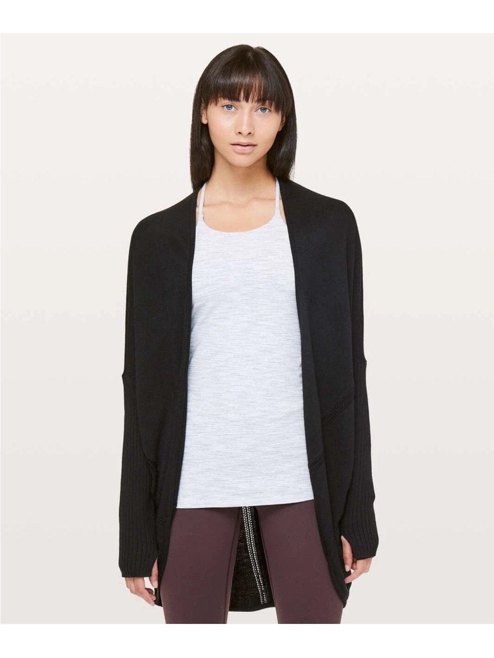 Lululemon Call In Cozy Wrap Cardigan, Cashmere Blend. Size 12